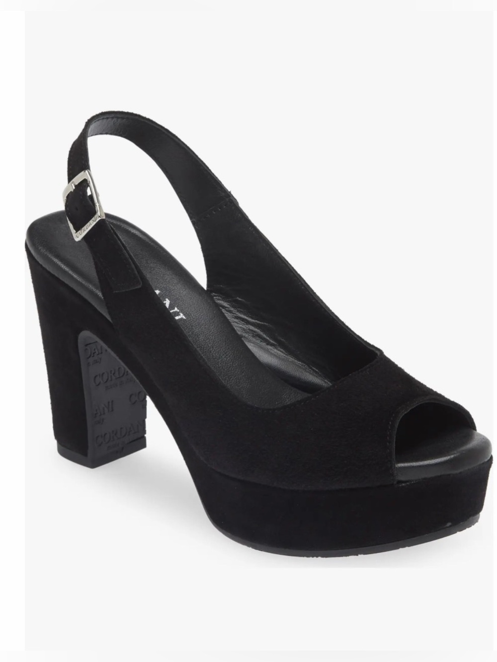 Cordani Tyler Peep Toe Slingback Pump